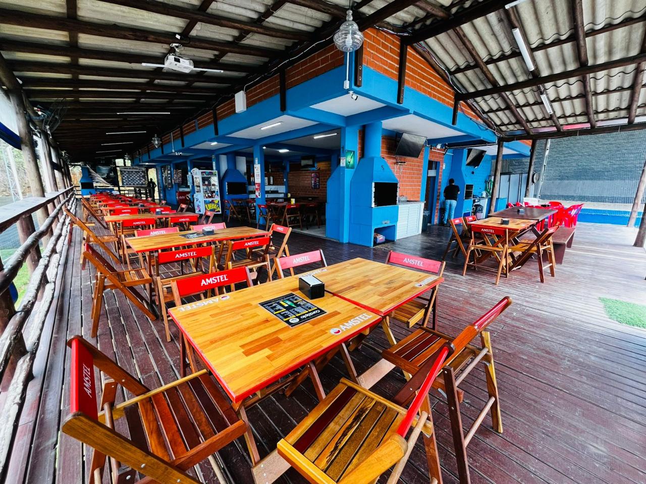 Deck panorâmico do espaço de eventos Maria da Festa